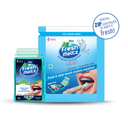 FreshMeltz Instant Mouth Freshener Mint Flavoured Minis 10’s