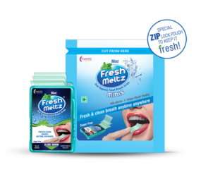 FreshMeltz Instant Mouth Freshener Mint Flavoured Minis 10’s
