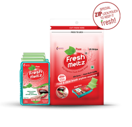 FreshMeltz Instant Mouth Freshener Strips Paan Flavoured 25’s