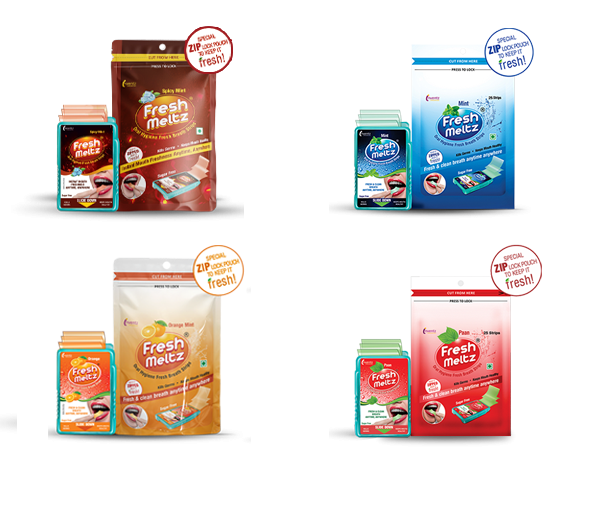 FreshMeltz Instant Mouth Freshener Strips Combos 25’s