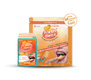 FreshMeltz Instant Mouth Freshener Orange Flavoured Minis 10’s