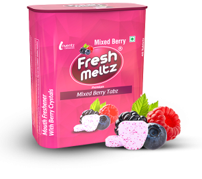 FreshMeltz Instant Mouth Freshener Mixed Berry Tabz